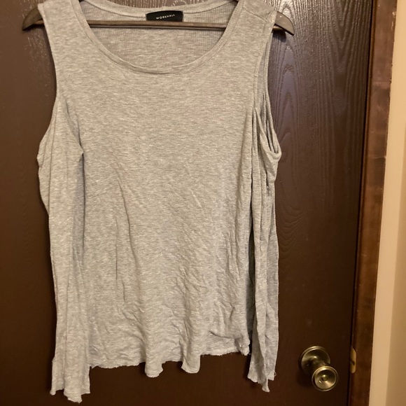 WORKHALL off the shoulder long sleeve top - Picture 3 of 3
